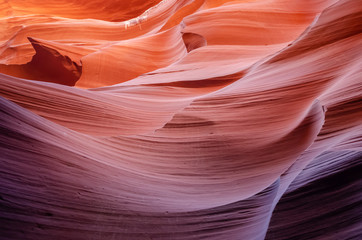 Beautiful Antelope canyon, Navajo land east of Page, USA © surangaw