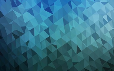 Light BLUE vector low poly texture. Colorful abstract illustration with gradient. New texture for your design.