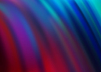 Dark Blue, Red vector background with lamp shapes. Blurred geometric sample with gradient bubbles.  The template for cell phone backgrounds.
