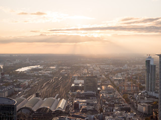 Central Train Station of Frankfurt am Main, Germany