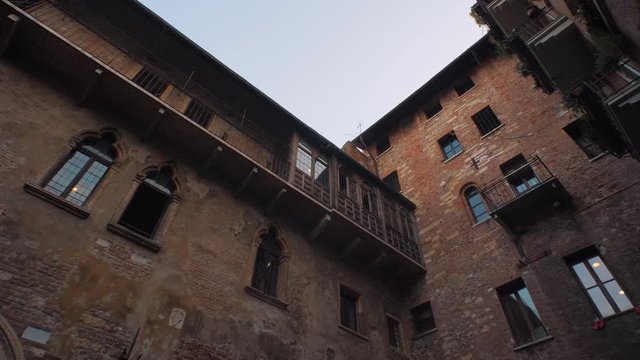 Juliet's balcony in Verona