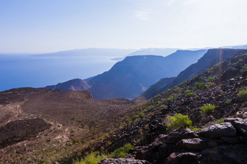 View to the Mountains and Landscape of the Tadjoura, Djibouti