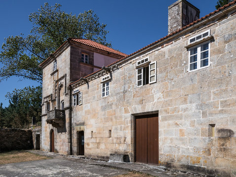 Torres de Allo, the Allo Towers, a feudal residence of the local lower nobility in Allo, Zas, La Coruna, Galicia, Spain