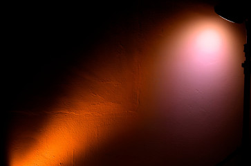 light, abstract, stage, sun, orange, space, spotlight, bright, red, fire, night, spot, dark, black, design, star, illustration, color, texture, theater, solar, blue, eclipse, flame, moon