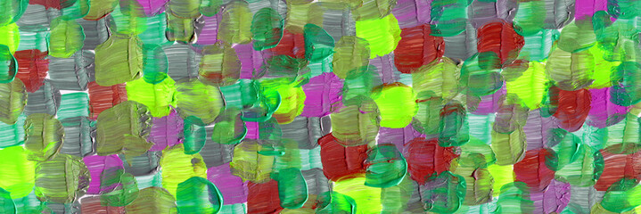 Abstract acrylic and watercolor smear blot painting. Saturated Color horizontal texture background.