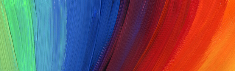 Fototapeta premium Abstract acrylic and watercolor smear painting. Canvas marble texture horizontal background.