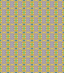 Gorgeous ornamental pattern with colorful background