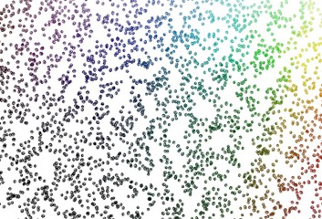 Light Multicolor, Rainbow vector texture with disks.