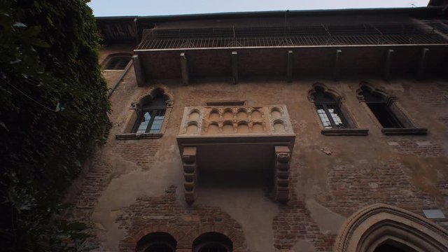 Juliet's balcony in Verona