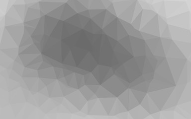 Light Silver, Gray vector shining triangular template. A completely new color illustration in a vague style. New texture for your design.