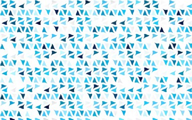 Light BLUE vector cover in polygonal style. Abstract gradient illustration with triangles. Pattern for commercials.