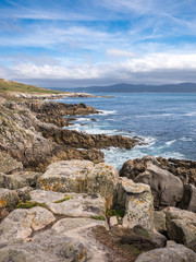 Fototapeta na wymiar Seascape at Cape Roncudo, Coast of Death, Galicia, Spain