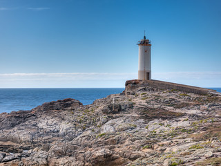 Fototapeta na wymiar Roncudo Lighthouse, Coast of Death, Galicia, Spain