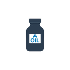 Cooking Oil Bottle icon. Editable Vector EPS Symbol Illustration.