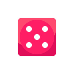 Dice for table games, Vector Illustration.