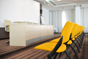 Fototapeta na wymiar office room with chairs