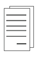 Vector drawings on a medical theme, icons for the medical business, flat black and white graphics, prescription forms, doctor's prescription