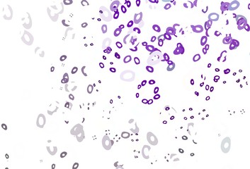 Fototapeta na wymiar Light Purple vector background with bubbles.