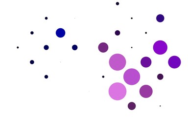 Light Pink, Blue vector layout with circle shapes. Abstract illustration with colored bubbles in nature style. Template for your brand book.