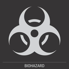Biohazard sign illustration