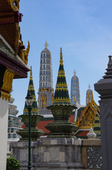 Wat Phra Kaew commonly known in English as the Temple of the Emerald Buddha, Bangkok, Thailand