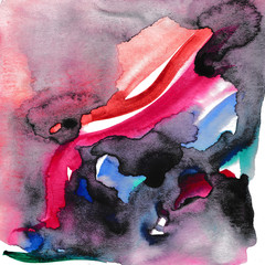 texture, made in watercolor on raw