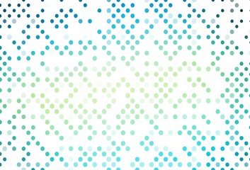 Light Blue, Yellow vector pattern with spheres.