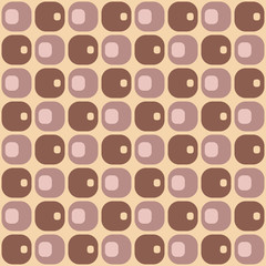 Midcentury geometric retro design. Timeless seamless pattern.