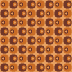 Midcentury geometric retro design. Timeless seamless pattern.