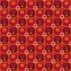 Midcentury geometric retro design. Timeless seamless pattern.
