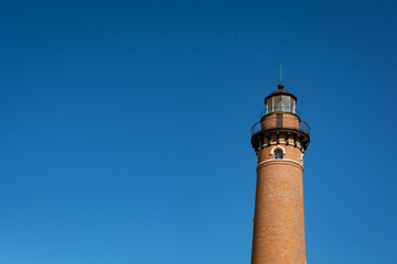 Obraz premium Little Sable lighthouse on the shore of lake Michigan. Michigan, USA