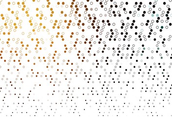 Light Orange vector texture with disks.