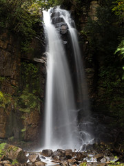 Fototapeta premium Ono no Taki waterfall in scenic Kiso valley - Nagano prefecture, Japan