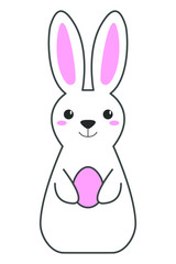 Obraz premium easter bunny with egg