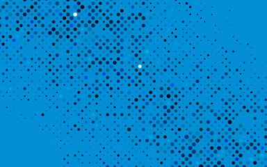 Light BLUE vector texture with disks. Modern abstract illustration with colorful water drops. Pattern of water, rain drops.