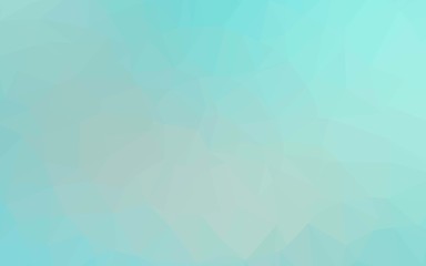 Obraz premium Light BLUE vector abstract mosaic pattern. Colorful illustration in Origami style with gradient. Brand new style for your business design.
