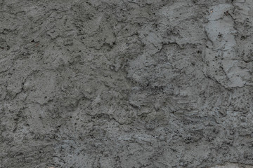 The old grey wall. Frozen concrete for the background