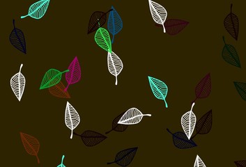 Light Multicolor, Rainbow vector sketch layout.