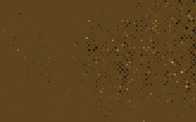 Light Black vector pattern with spheres. Beautiful colored illustration with blurred circles in nature style. Template for your brand book.