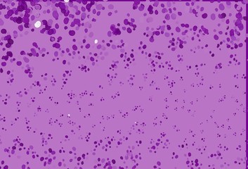 Light Purple vector template with liquid shapes.