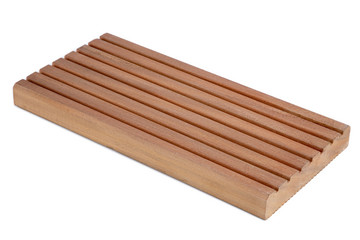Terrace board, Made of teak.