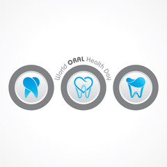 World Oral Health Day design, 20 March