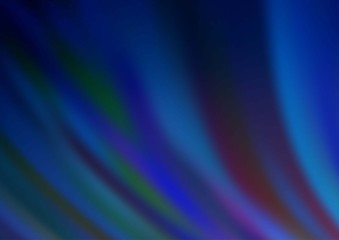 Fototapeta premium Dark BLUE vector background with lava shapes. A completely new color illustration in marble style. Pattern for your business design.