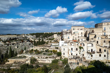 Fototapeta na wymiar a view of the historic center of Gravina in Puglia, Apulia, Italy