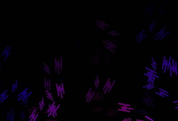 Dark Purple, Pink vector backdrop with long lines.