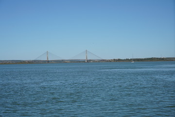 Bridge over the Guadiana between Spain and Portugal