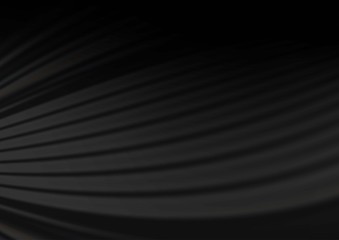 Dark Black vector blurred shine abstract background. An elegant bright illustration with gradient. Brand new design for your business.
