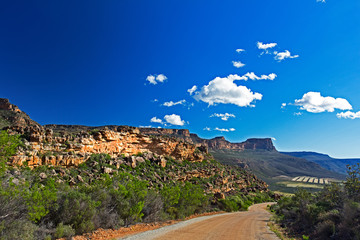 Landscape of Gifberg Pass, Western Cape