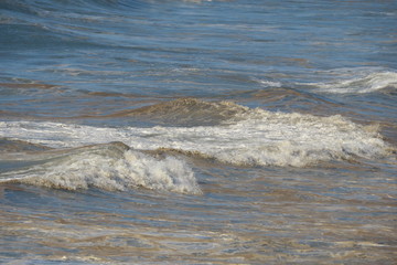 waves on the beach