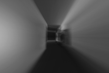 3d rendering illustration perspective tunnel background.
